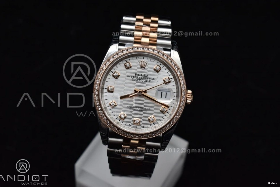 Best Jubilee Dial SS Bracelet Edition 126281rbr Textured 904L 574 on VSF Silver 36 1:1 VS DateJust Steel Supportive 0723